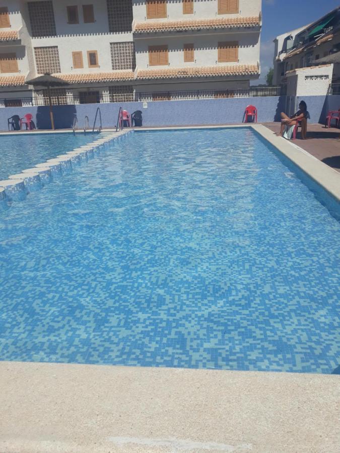 Apartamento Santa Pola, En Playa Del Tamarit Con Piscina. Экстерьер фото