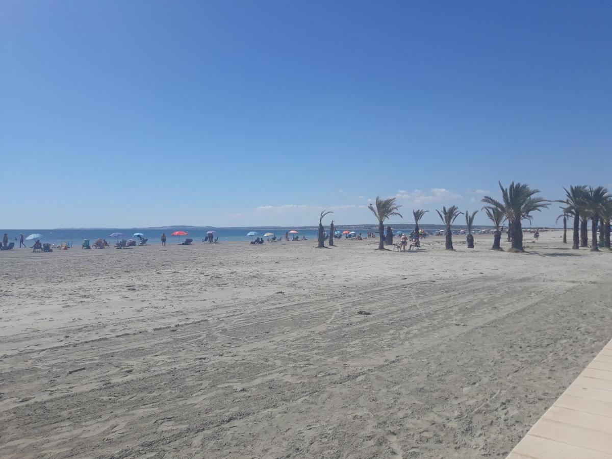 Apartamento Santa Pola, En Playa Del Tamarit Con Piscina. Экстерьер фото
