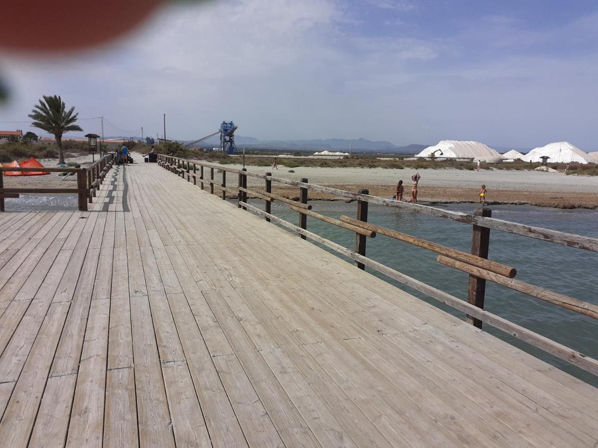 Apartamento Santa Pola, En Playa Del Tamarit Con Piscina. Экстерьер фото