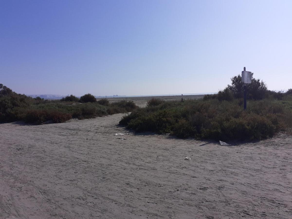 Apartamento Santa Pola, En Playa Del Tamarit Con Piscina. Экстерьер фото
