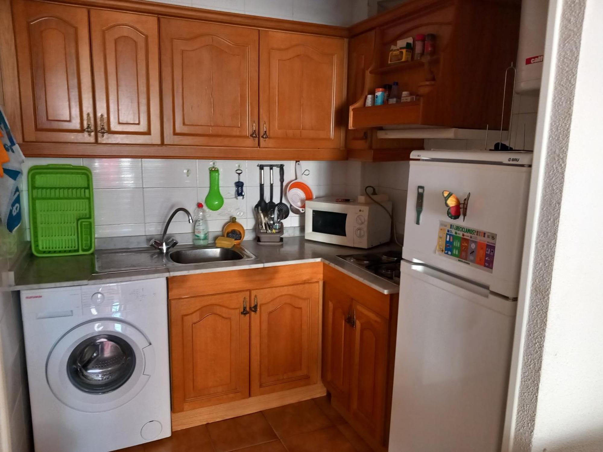 Apartamento Santa Pola, En Playa Del Tamarit Con Piscina. Экстерьер фото
